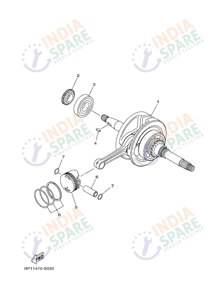 CRANKSHAFT & PISTON
